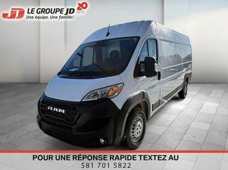 ram promaster cargo van 2025 3500 tradesman toit