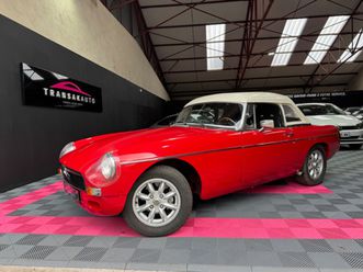 mg b 1800 / préparation + rénovation moteur / arceaux de sécurité / sièges bacquets