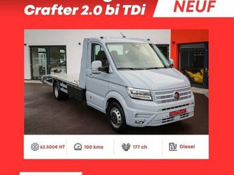 volkswagen crafter 2.0 bi tdi 177ch boîte automatique porte voiture neuf