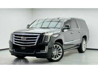 cadillac escalade esv 6.2l 2019 cadillac escalade esv, 1 year warranty unlimited, cadillac full service history, gcc