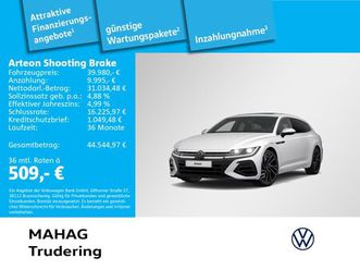 arteon shooting brake r 2.0 tsi 4mot ahk leder iq.light navi hud parkassist rearview eklappe h&k app