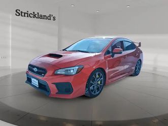 2018 subaru wrx sti 4dr sport-tech pkg w/ wing spoiler 6sp