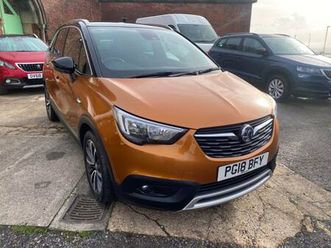 2018 18 vauxhall crossland x 1.2 elite nav suv 5dr petrol manual euro 6 (81 ps)