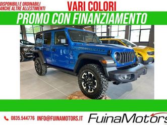 wrangler 3ª serie unlimited 2.0 phev atx 4xe rubicon nuovo