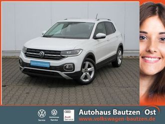 volkswagen t-cross 1.0 tsi style led/17-zoll/app/acc/climat
