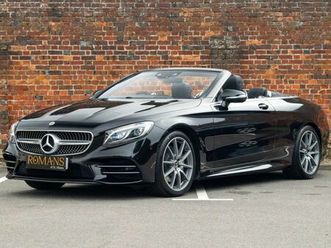 2019 19 mercedes-benz s-class 4.0 s560 v8 biturbo amg line (premium) cabriolet 2dr petrol g-tronic euro 6 (s/s) (469 ps)