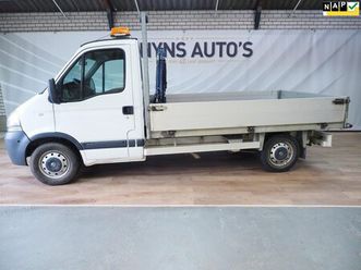 nissan interstar - 2.5dci pick-up met kraan