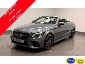 2019 mercedes-benz c-class 2.0 c300 amg line (premium)(start/stop) cabriolet 2d