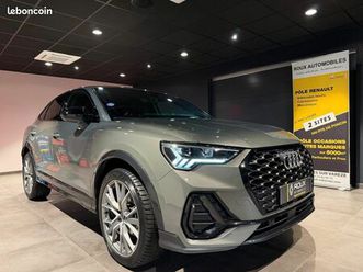 audi q3 sportback s line 35 tfsi 150 s tronic 7 / camera / hayon motorise / entretien audi / 2022