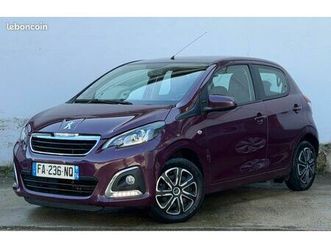 peugeot 108 – 1.0 vti 72 ch bvm5 – allure - moteur à chaîne