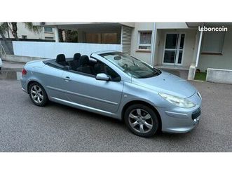peugeot 307 cc 110cv décapotable 4 places et e85 possible