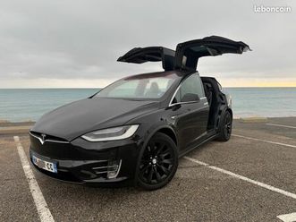 tesla model x 90d dual motor 6 places eap, attelage, garantie 12 mois