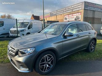 mercedes glc 2.2 cdi 163 cv bva 9 4matic / carplay / clim / reg / tel / jante alu / camera av et ar /