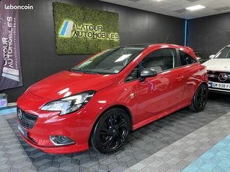 opel corsa 1.4i turbo - 100cv - pack opc line - fintion color edition - garantie 12 mois
