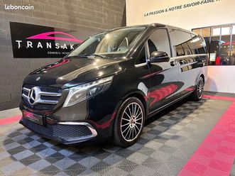 mercedes classe v long 300 d 9g-tronic avantgarde 8 places - tva récupérable - int beige