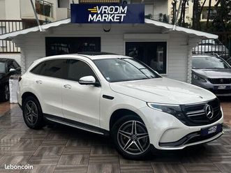 mercedes eqc 400 4matic amg line - 43 000 kms - suivi mercedes - toit ouvrant - burmesters - attelage