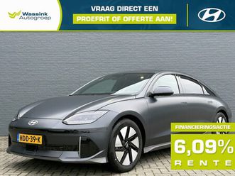 hyundai ioniq 6 - 77, 4 kwh 229pk rwd connect| demo | navigatie | stoel & stuurverwarming | led verlichting
