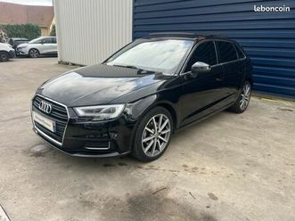 a3 sportback 1.6 tdi 116 ch bva ambition luxe 2017 toit ouvrant/virtual/jantes/led/cuir