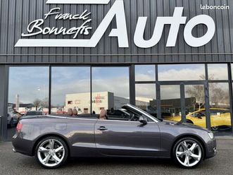 audi a5 cabriolet 2.0 tfsi 211 ch ambition luxe bva / origine france / xénons / régulateur