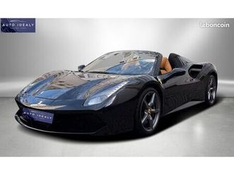 ferrari 488 spider 670 ch| nero daytona | tva récupérable