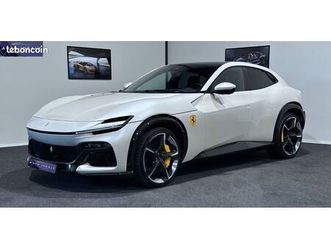 ferrari purosangue v12 725 ch |bianco fuji | tva récupérable