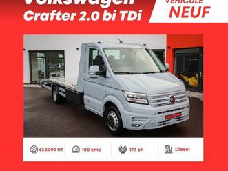 volkswagen crafter 2.0 bi tdi 177ch boîte automatique porte voiture neuf