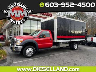 2015 ford super duty f-550 drw wow 4x4 6.7l powerstroke diesel box truck!!! **fi