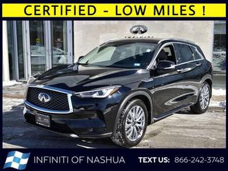 certified 2025 infiniti qx50 luxe awd