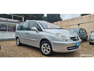 citroen c8 2.2 hdi 170ch airplay. 7 places +carplay+gps+camera de recule+ carnet d entretien a jour+ carvertical+ histovec + factures + reviser et garantie 12 m