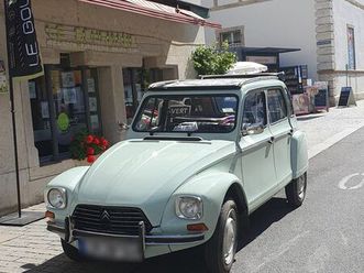 elegante dyane 6 mit 720ccm vgs-motor reseda grün