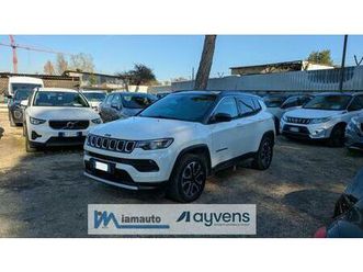 jeep compass plug in limited 1.3 131cv frenata d'emergenza