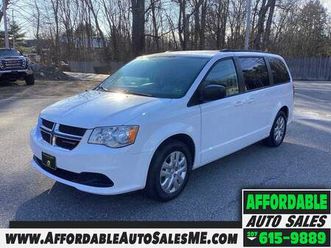 2018 dodge grand caravan se