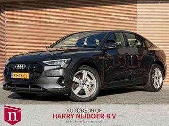 audi e-tron sportback 55 quattro business edition 95 kwh luchtvering / soh 90% / navi / clima / camera / memory stoel
