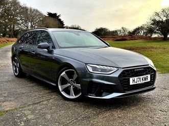 2021 audi a4 35 tfsi black edition 5dr s tronic estate petrol automatic