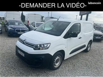 citroën berlingo 1.5hdi 100ch 3 places / caméra / carplay