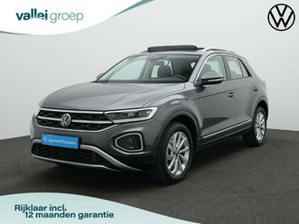 volkswagen t-roc 1.5 tsi 150 pk dsg style | panoramadak | stuur-/stoelverwarming | achteruitrijcamera | adaptive cruise