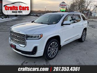 used 2021 gmc acadia denali