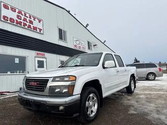 2012 gmc canyon sle1 crew 3.7l- warranty inc, pwr eq grp, a/c,