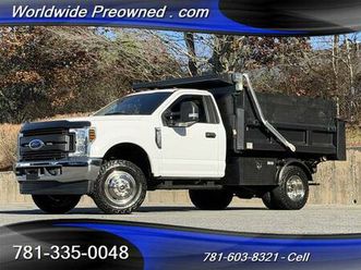 2018 ford f-350 4x4 dump truck 9’ body 6.2l gas 80k loaded #14803