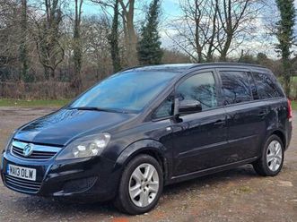 7 seater vauxhall zafira 1.6 petrol manual in clean condition. 1 year mot 2 keys