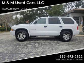 2000 dodge durango slt plus (clean carfax) - $2995 cash