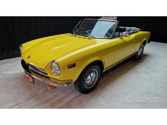 fiat 124 spider 1.8cc certif. asi con c.r.s