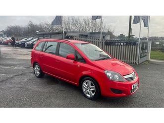 vauxhall zafira exclusiv