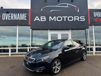 ② peugeot 308 gt line 1.2 essence 2017 108 000 km full optie — peugeot — 2ememain