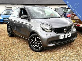 2016 smart forfour 1.0 prime premium 5dr hatchback petrol manual