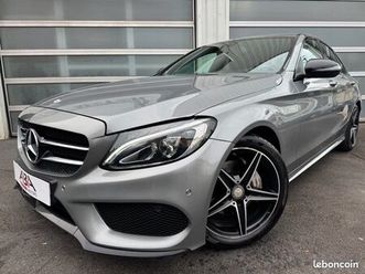 mercedes classe c 200 d 136ch amg sport 1ere main / cuir / gps / led / sièges chauffant / pack night
