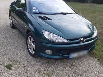 a vendre peugeot 206 cc roland garros