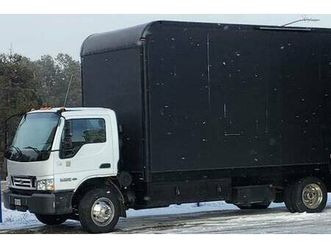 2007 ford lcf 20ft cab forward box truck diesel 6ft lift gate 132k