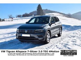 volkswagen tiguan allspace highline 4motion~7sitze~ahk~navi