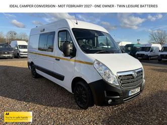 2018 vauxhall movano 2.3 cdti 3500 panel van 5dr diesel manual fwd l2 h2 euro 6 (130 ps) panel va...